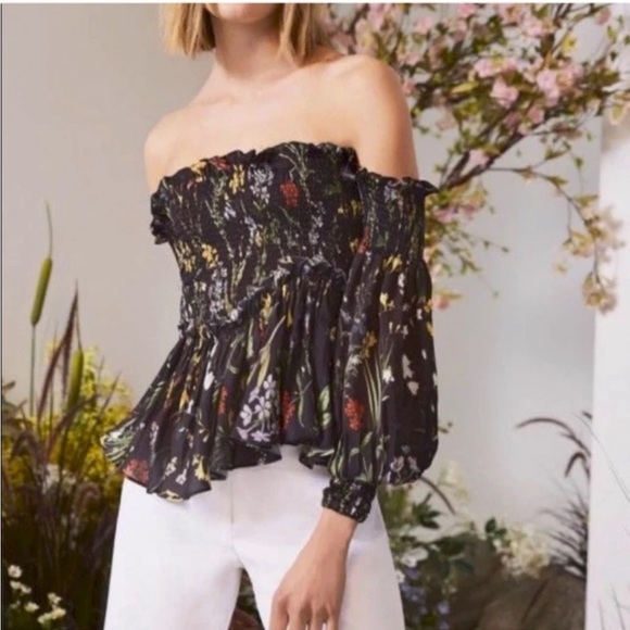 Alexis Elsa Floral Off Shoulder Top (T3) - Picture 1 of 11